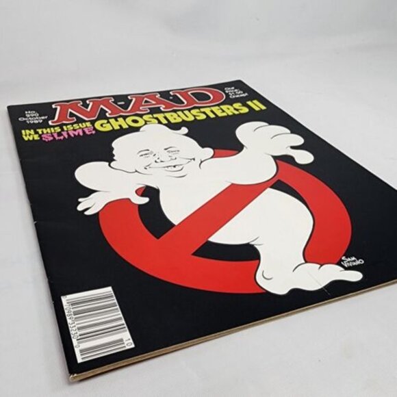 Mad Magazine # 290 October 1989 Ghostbusters 2 Slimer Sam Viviano Cover Art FN+ - Picture 3 of 7